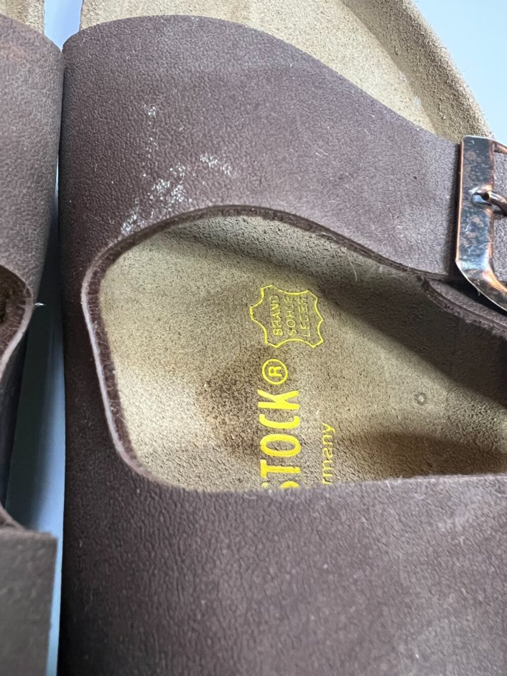 Birkenstock Milano Habana Brown Oiled Leather Sandals. W 9-91/2 M 12- 12 1/2 - Picture 7 of 7